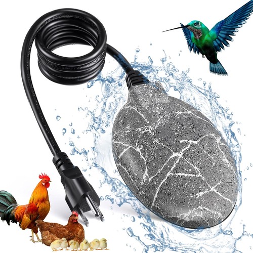 Bird bath heater for - for, outdoors
